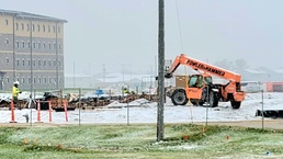 November 2022 construction operations of $11.96 million transient training brigade headquarters at Fort McCoy