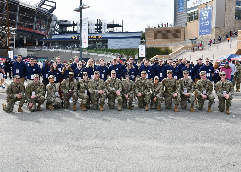 DVIDS Images Airmen enlist at New England Patriots 2022 Salute to