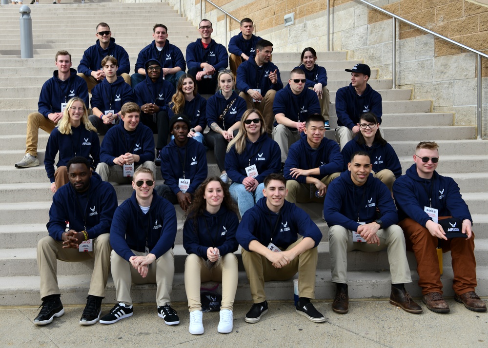 Airmen enlist at New England Patriots 2022 Salute to Service Game