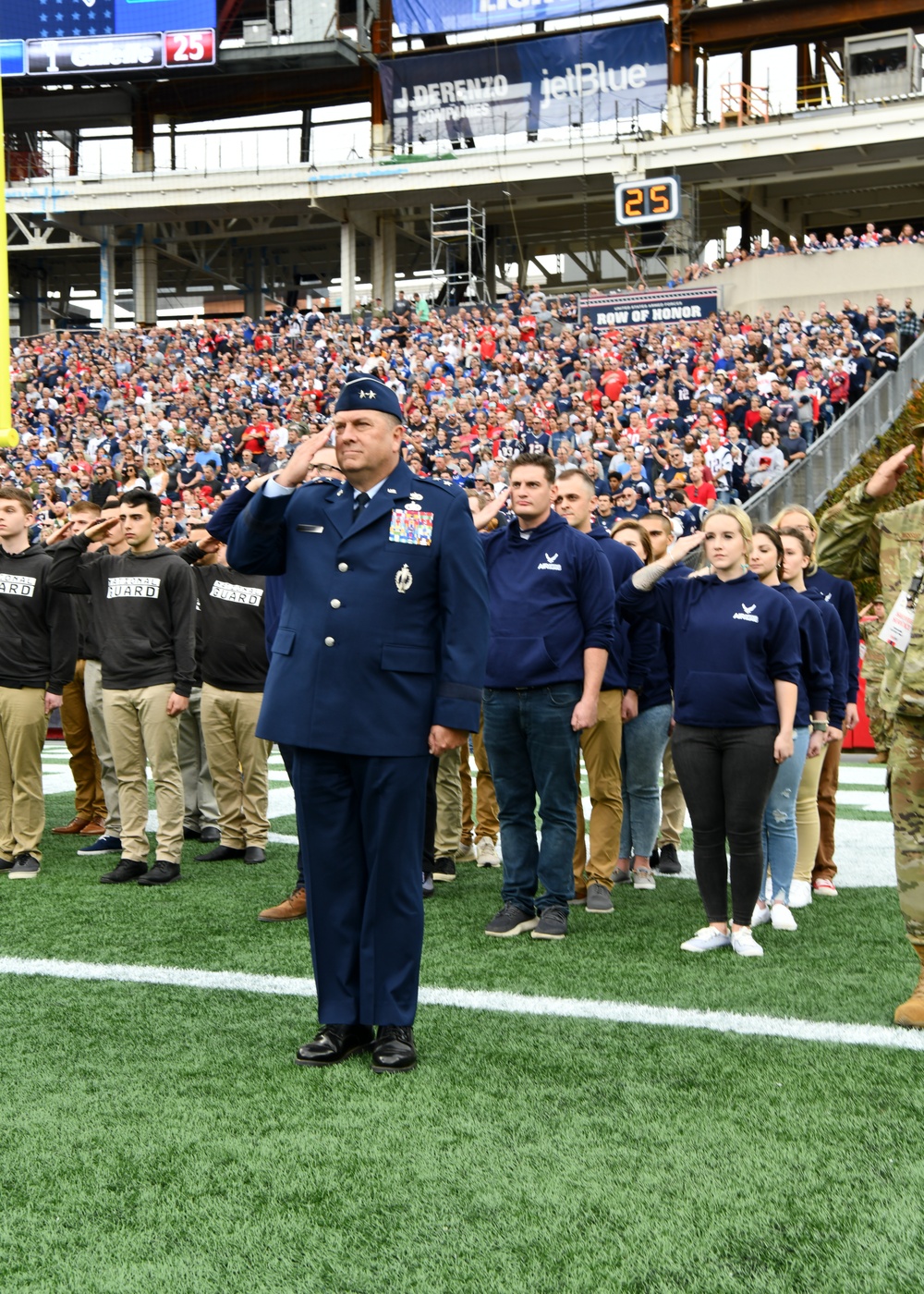 DVIDS Images Airmen enlist at New England Patriots 2022 Salute to