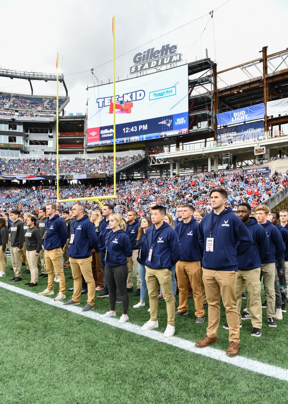 DVIDS Images Airmen enlist at New England Patriots 2022 Salute to