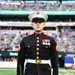 The US Marine Silent Drill Team Performs at Halftime During MetLife Stadium's Salute to Service Game