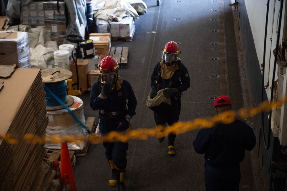 Truman is the flagship of the Harry S. Truman Carrier Strike Group and is currently in port aboard Naval Station Norfolk.