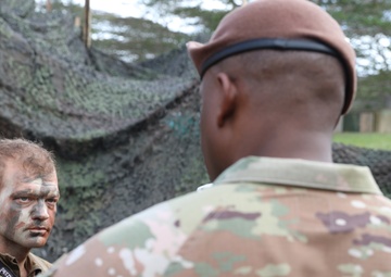 SFAB Senior Leader visits with Soldiers at JPMRC 23-01