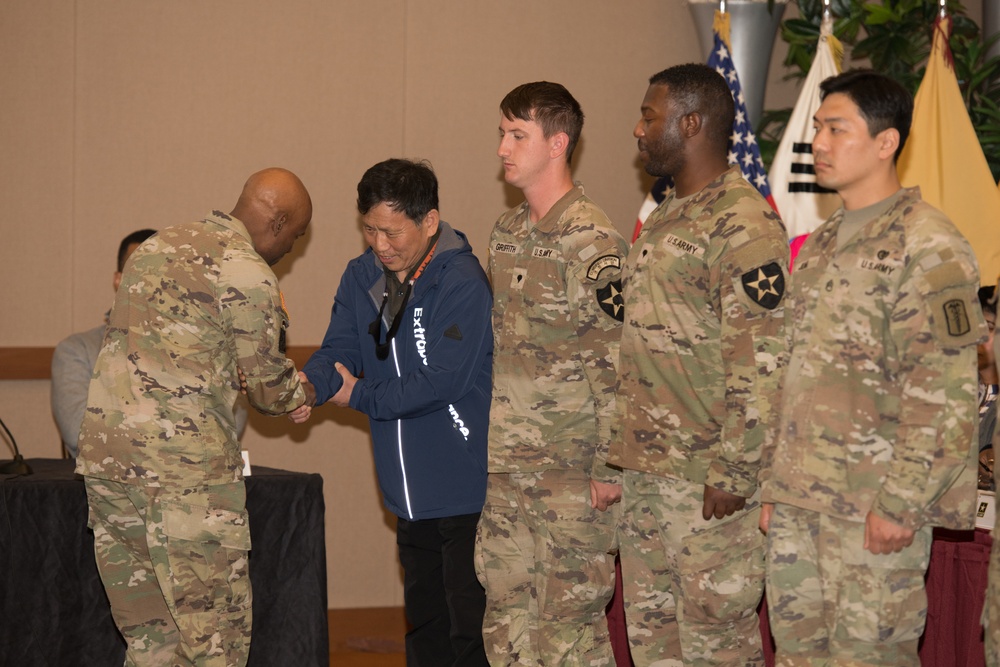 Camp Humphreys Leaders Connect with and Recognize Members of the Community