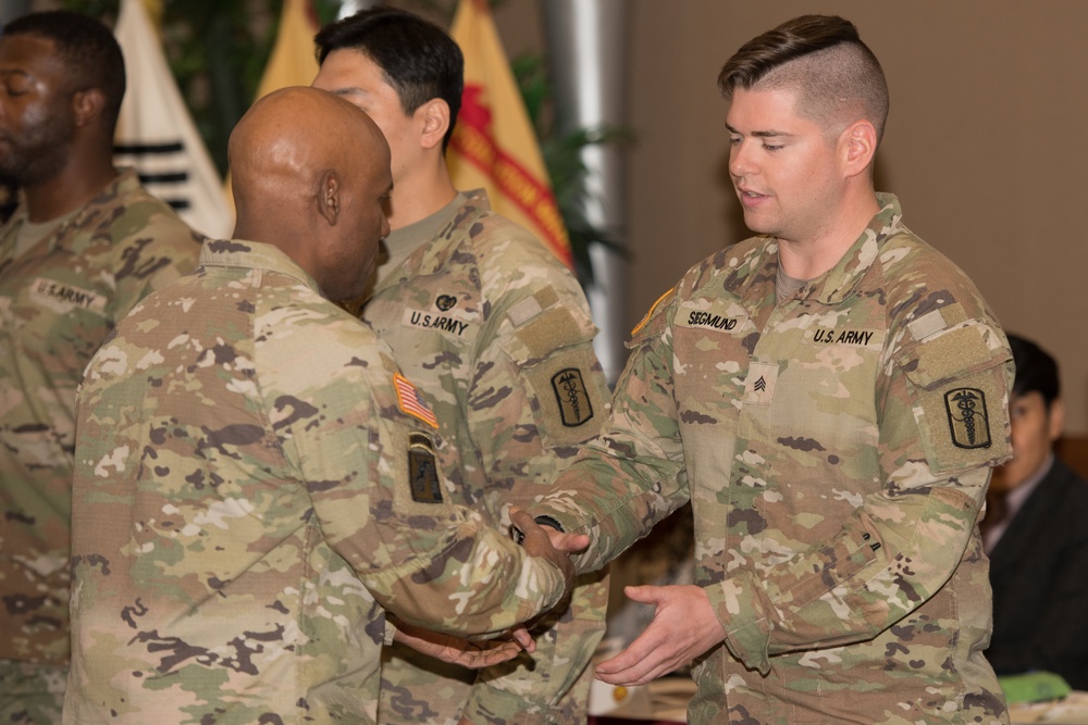 Camp Humphreys Leaders Connect with and Recognize Members of the Community