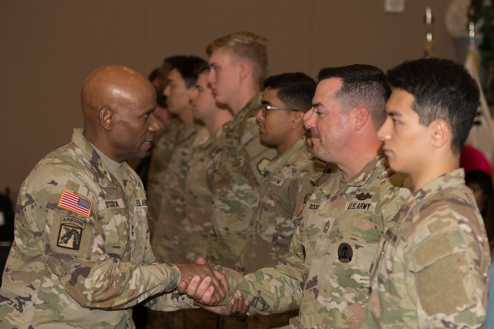 Camp Humphreys Leaders Connect with and Recognize Members of the Community