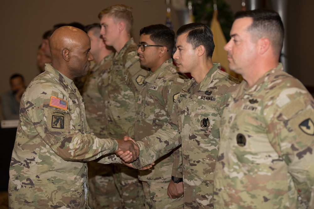 Camp Humphreys Leaders Connect with and Recognize Members of the Community