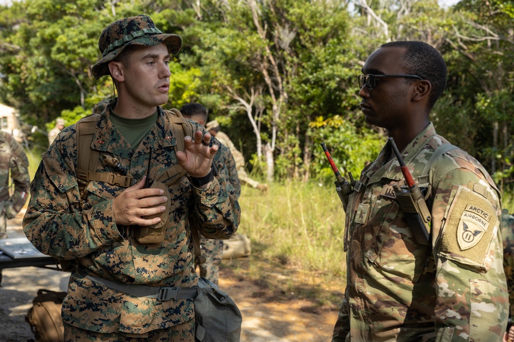 Keen Sword 23: CBRN Marines across III Marine Expeditionary Force conduct decontamination training with U.S. Army Counterparts