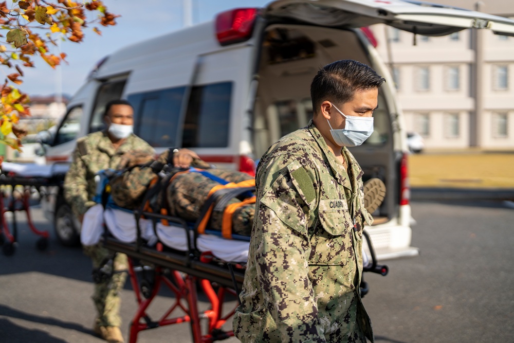 Exercise Active Shield 2022: Air station branch health clinic responds to simulated mass casualties