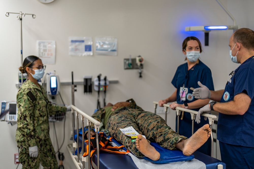 Exercise Active Shield 2022: Air station branch health clinic responds to simulated mass casualties