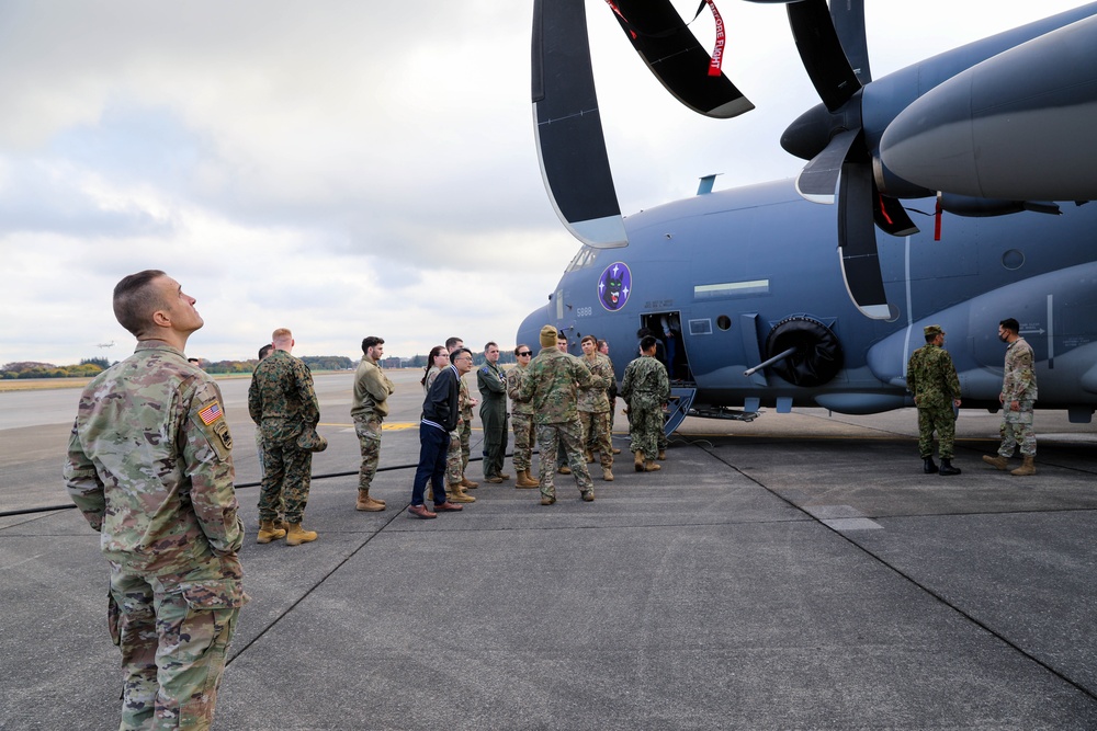 U.S. Forces showcase C-130J during Keen Sword 23