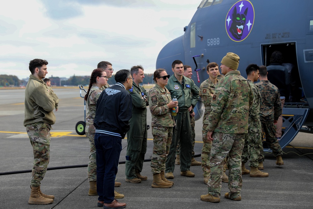 U.S. Forces showcase C-130J during Keen Sword 23