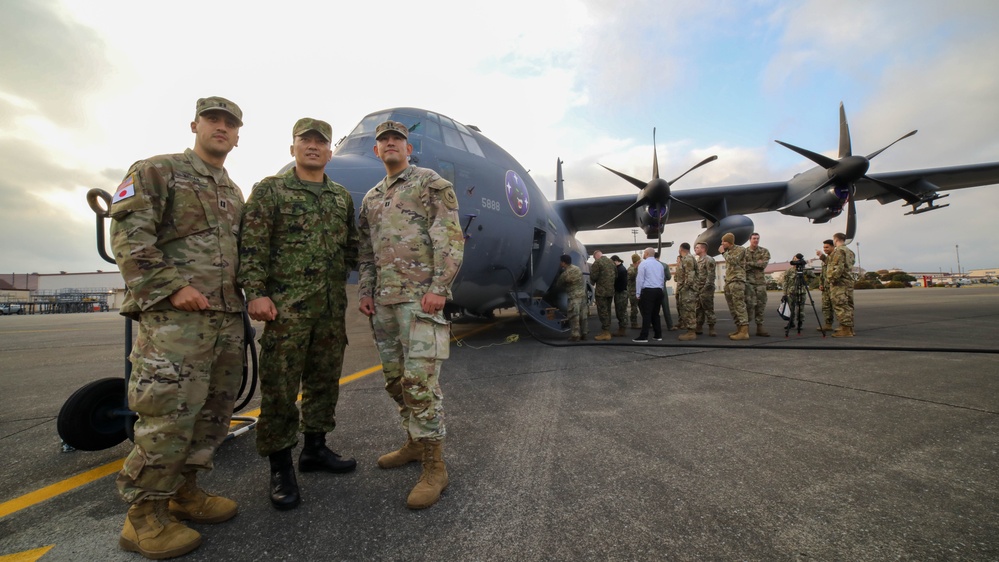 U.S. Forces showcase C-130J during Keen Sword 23