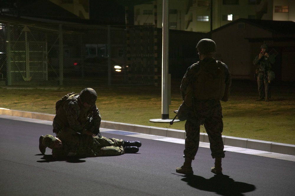 Exercise Active Shield 2022: MCAS Iwakuni Marines respond to simulated suspicious person activity 