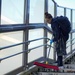 CFAY Sailors Clean Up Bridge Outside of Base