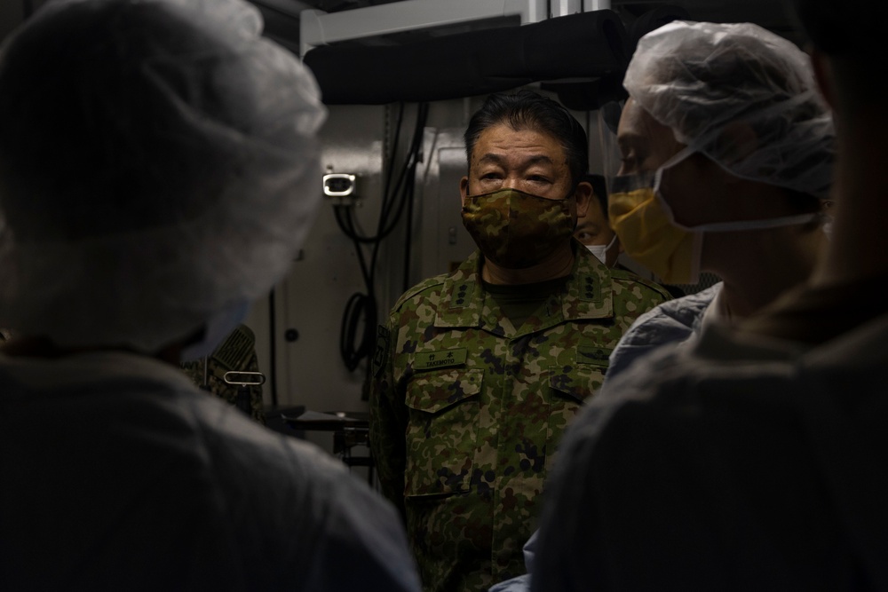Keen Sword 23 Expeditionary Medical Facility tour