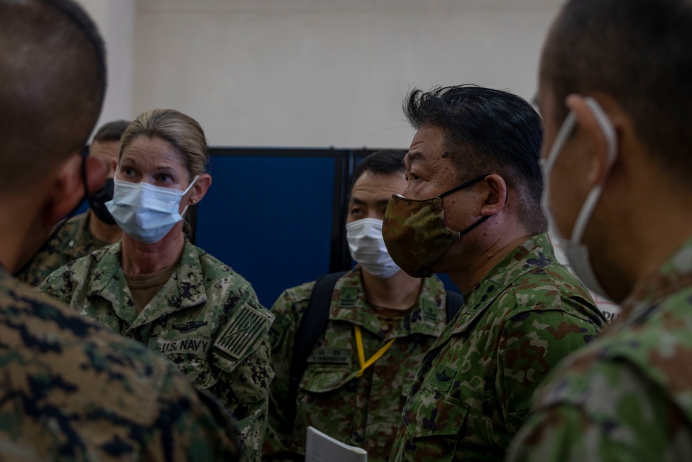 Keen Sword 23 Expeditionary Medical Facility tour
