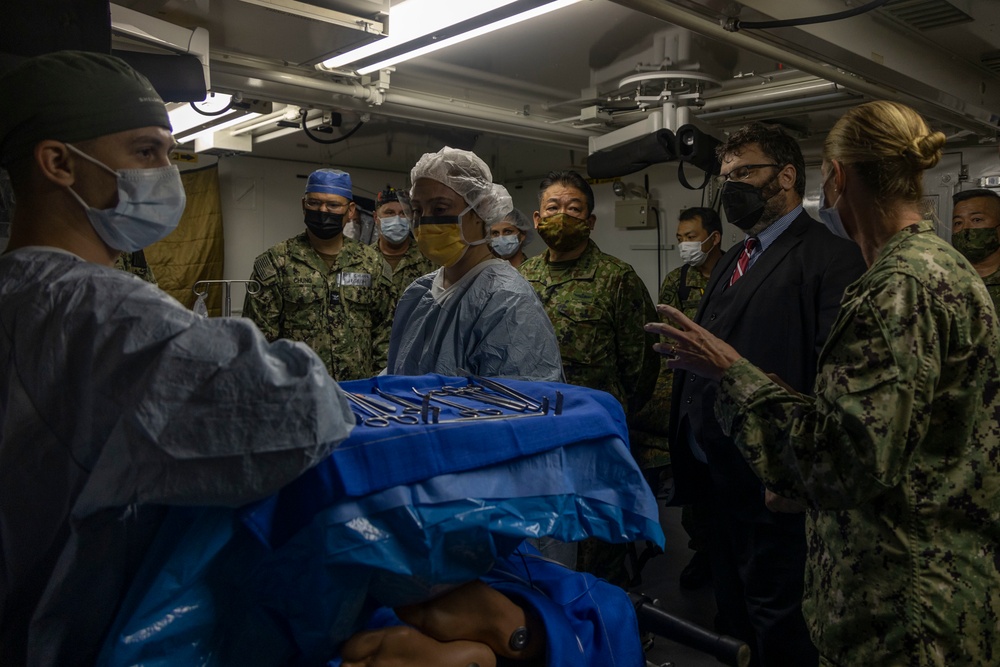 Keen Sword 23 Expeditionary Medical Facility tour