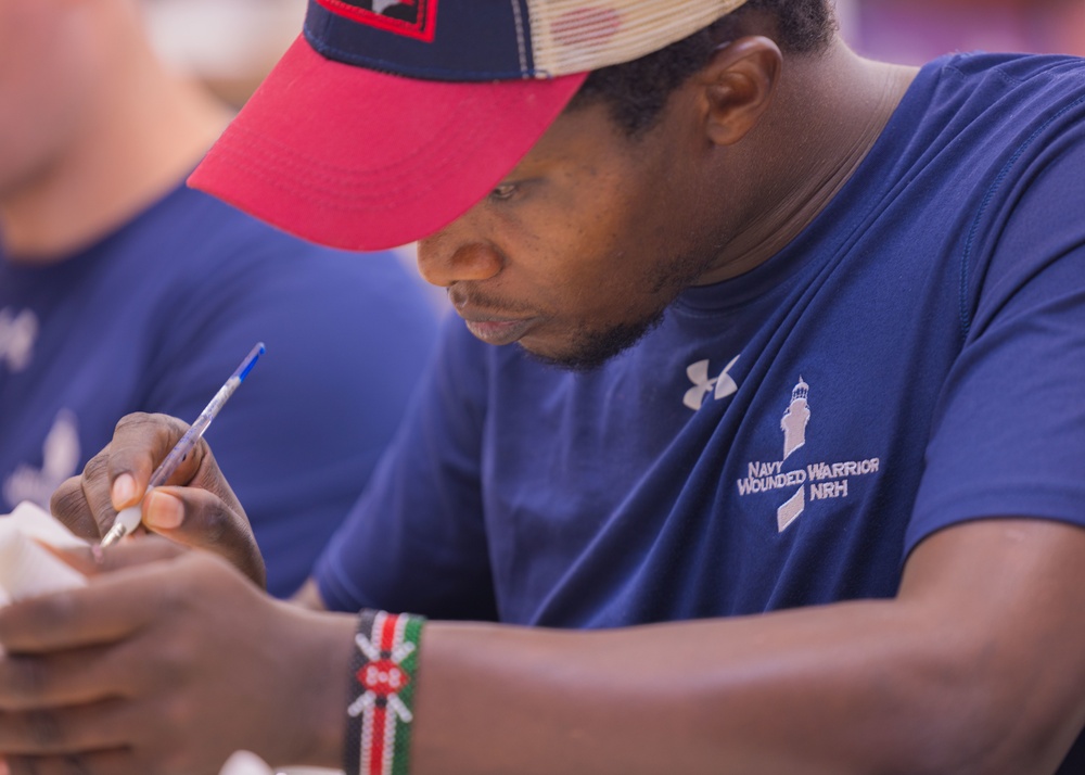 Hawaii Wounded Warriors Take Part in Ceramics in Honor of Warrior Care Month
