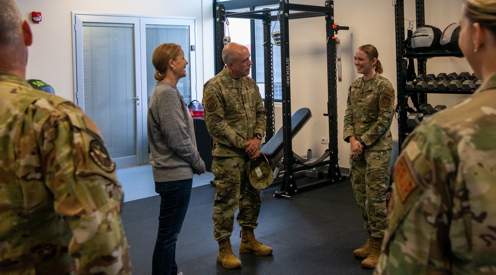 The Surgeon General of the Air Force and Chief, Medical Enlisted Force and Enlisted Corps Chief visit Aviano AB