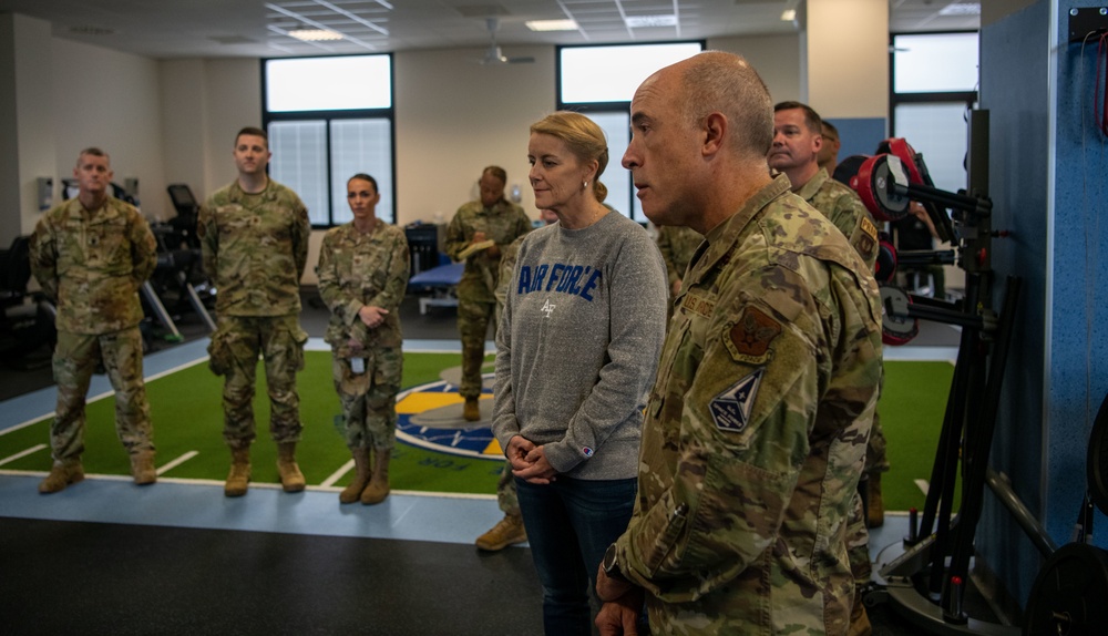 The Surgeon General of the Air Force and Chief, Medical Enlisted Force and Enlisted Corps Chief visit Aviano AB