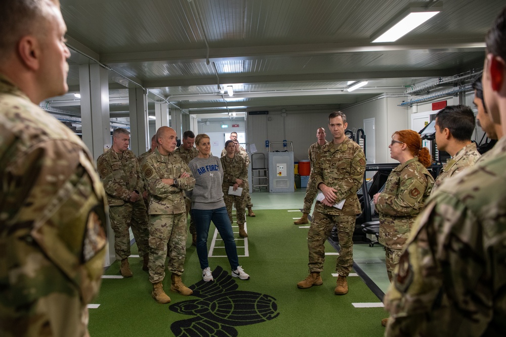 The Surgeon General of the Air Force and Chief, Medical Enlisted Force and Enlisted Corps Chief visit Aviano AB