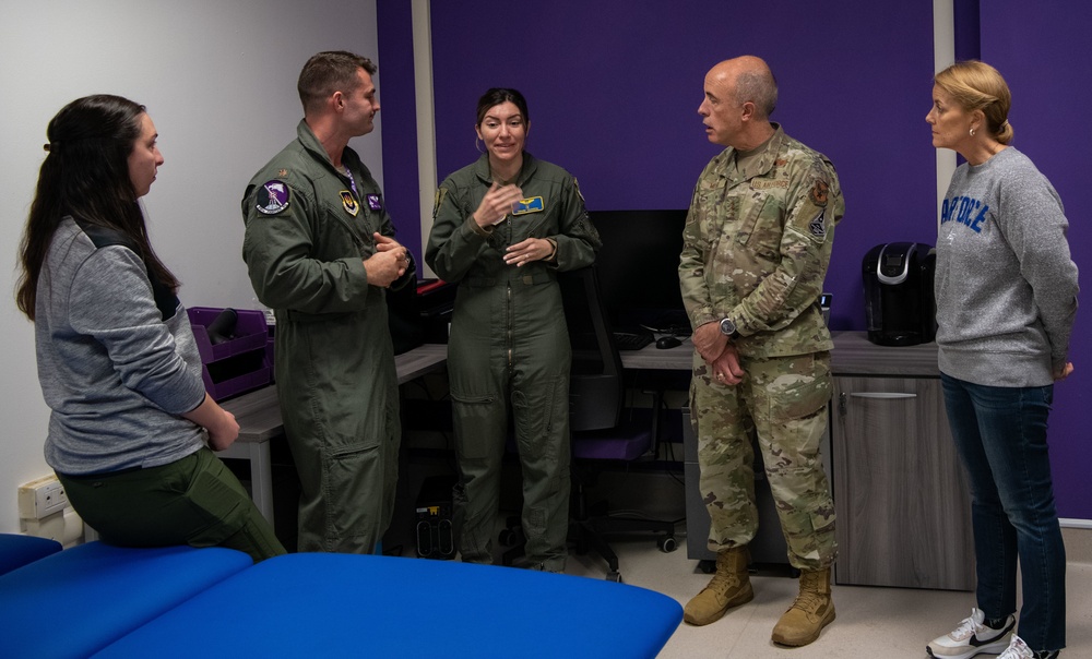 The Surgeon General of the Air Force and Chief, Medical Enlisted Force and Enlisted Corps Chief visit Aviano AB