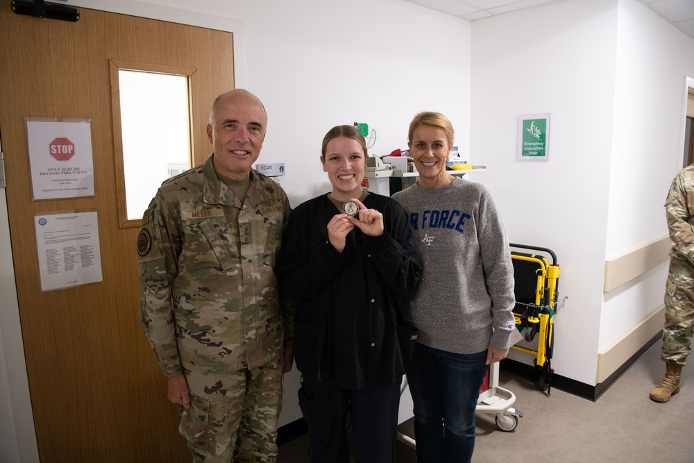 The Surgeon General of the Air Force and Chief, Medical Enlisted Force and Enlisted Corps Chief visit Aviano AB