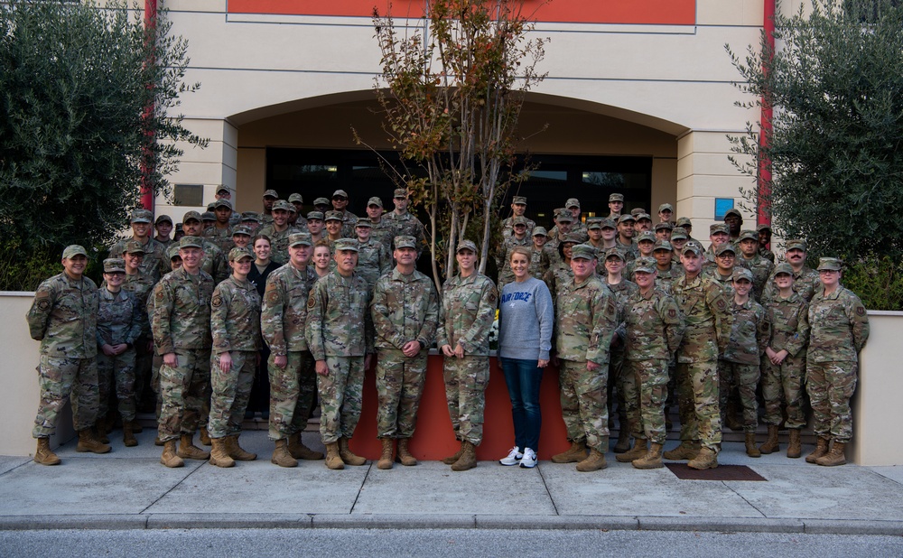 The Surgeon General of the Air Force and Chief, Medical Enlisted Force and Enlisted Corps Chief visit Aviano AB