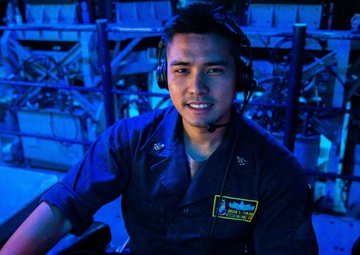 Kapolei, Hawaii, Native serves aboard USS Chancellorsville while conducting operations in the Philippine Sea