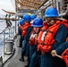 USS Chancellorsville Conducts a Replenishment-at-sea with the USNS Rappahannock