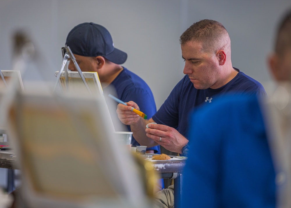 DVIDS - Images - Hawaii Wounded Warriors Take Part in Painting in Honor ...
