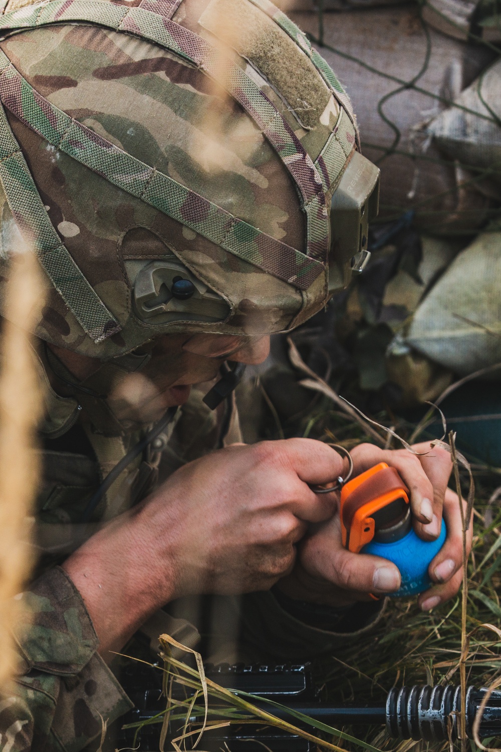 Royal Military Academy Sandhurst Officer Cadets train at Grafenwoehr Training Area