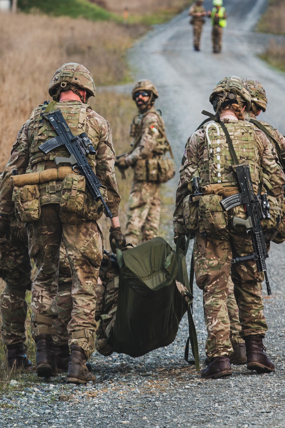 Royal Military Academy Sandhurst Officer Cadets train at Grafenwoehr Training Area