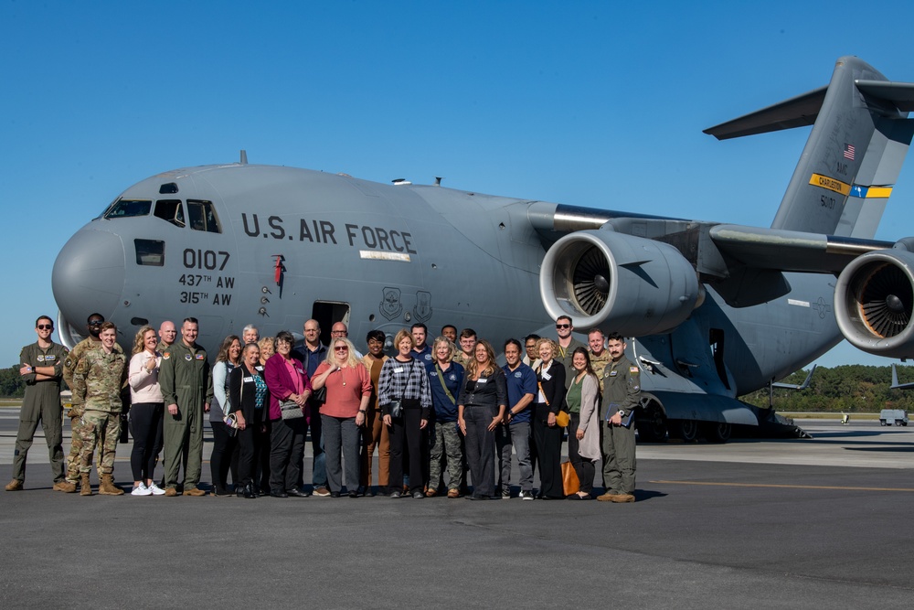 Scott AFB civic leaders visit JB Charleston
