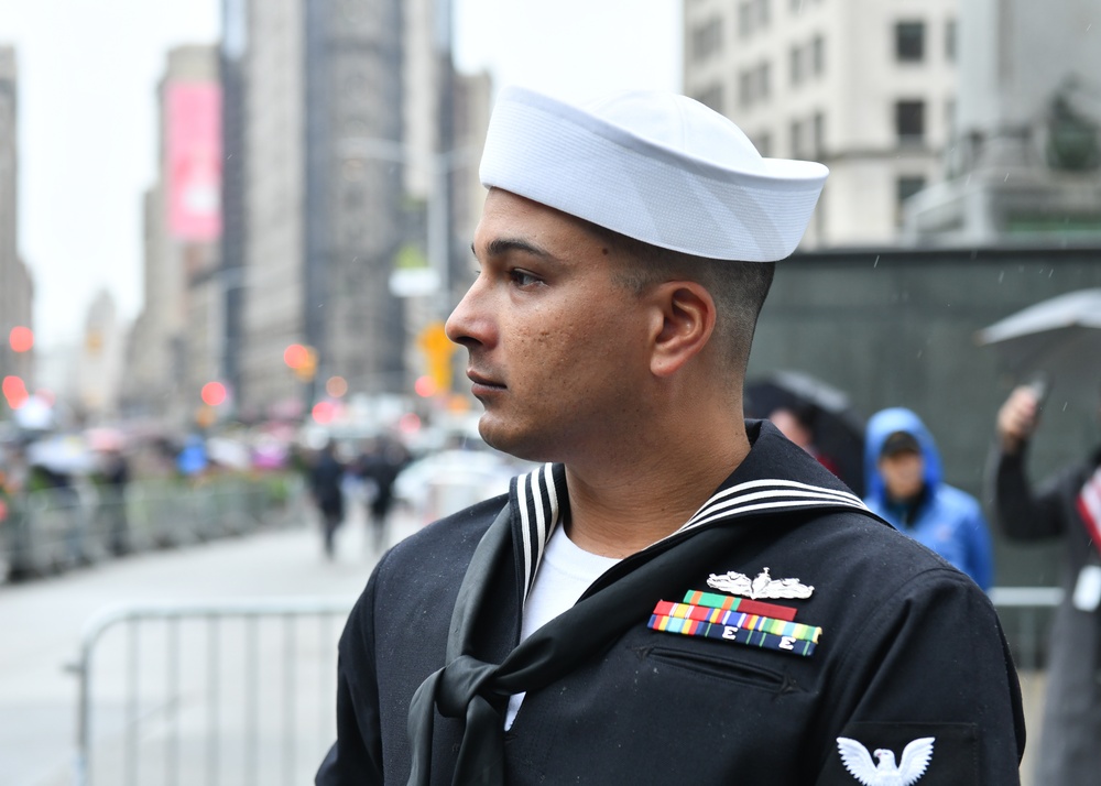 San Francisco Native Sailor Visits NYC for the First Time and Marches in Veterans Day Parade