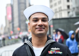 San Francisco Native Sailor Visits NYC for the First Time and Marches in Veterans Day Parade