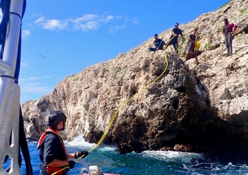 Coast Guard rescues 12 Haitians left abandoned by smugglers on Monito Island, Puerto Rico