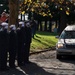 Funeral Honors detail renders a salute