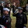 Funeral Honors detail renders a salute