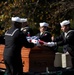 Funeral Honors detail fold the National Ensign