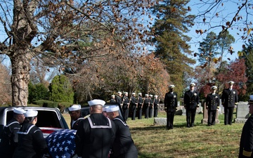 Radioman 3rd Class Charles A. Montgomery is laid to rest after an 80-year journey back home.