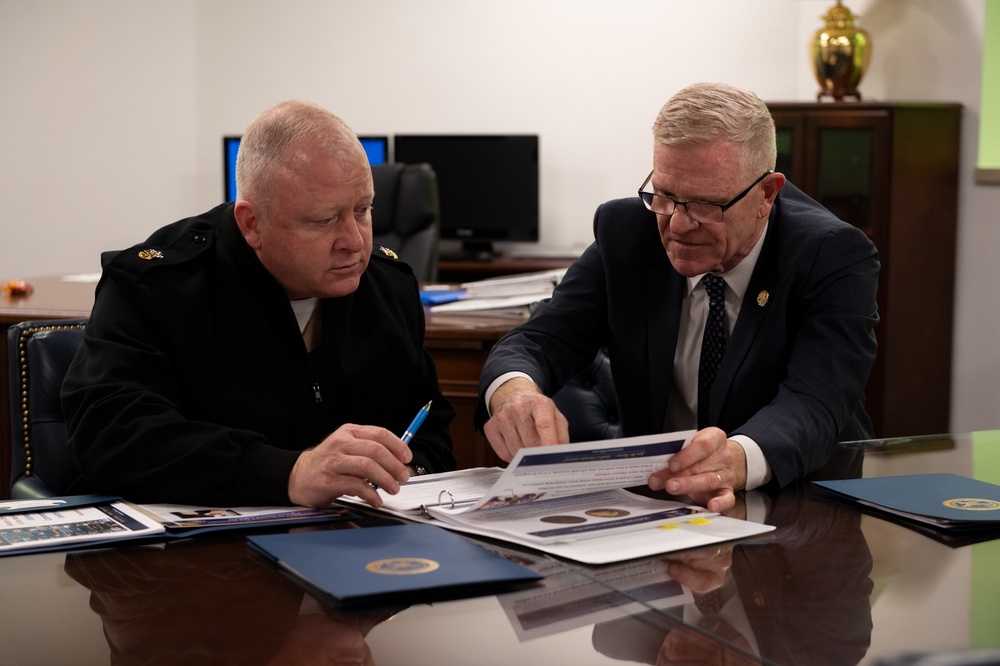 Vietnam War Commemoration visit with MCPON James Honea