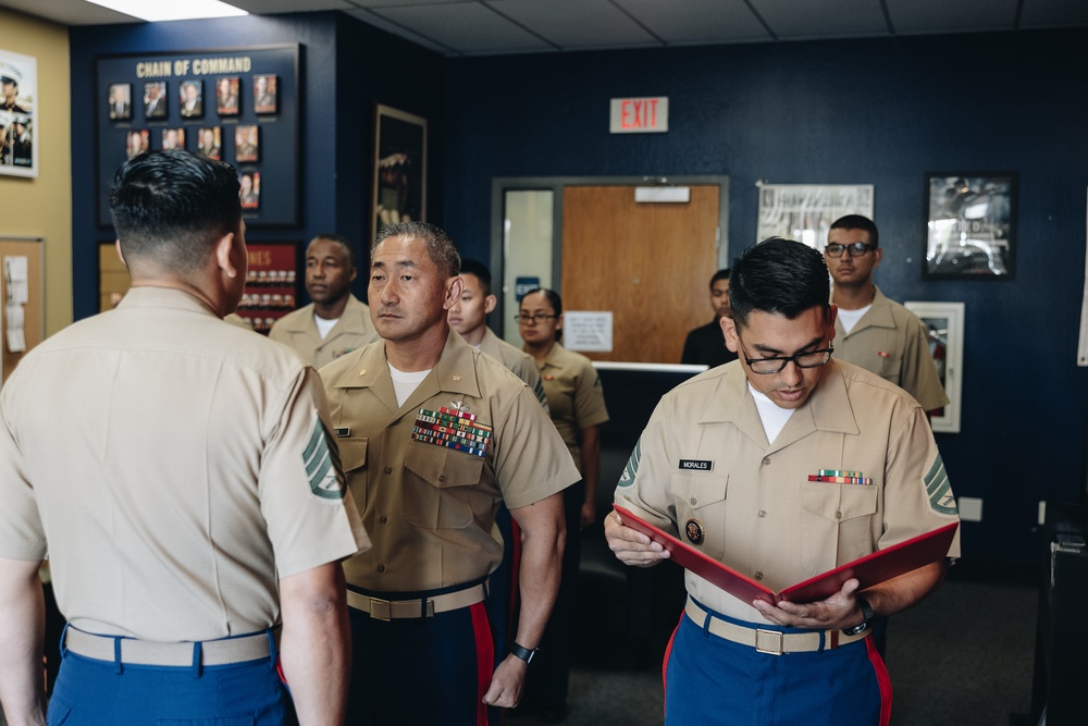 RS San Francisco: SSgt Eric Morales Reenlistment