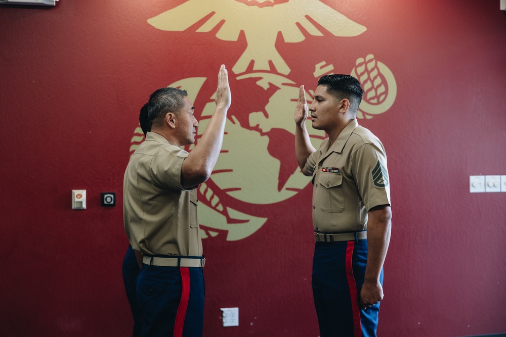 RS San Francisco: SSgt Eric Morales Reenlistment