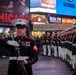 Marines with the Silent Drill Platoon perform at Times Square for the Marine Corps Birthday