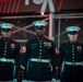 Marines with the Silent Drill Platoon perform at Times Square for the Marine Corps Birthday