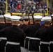 Marines with the Silent Drill Platoon perform over Veteran's Weekend