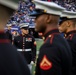 Marines with the Silent Drill Platoon perform over Veteran's Weekend